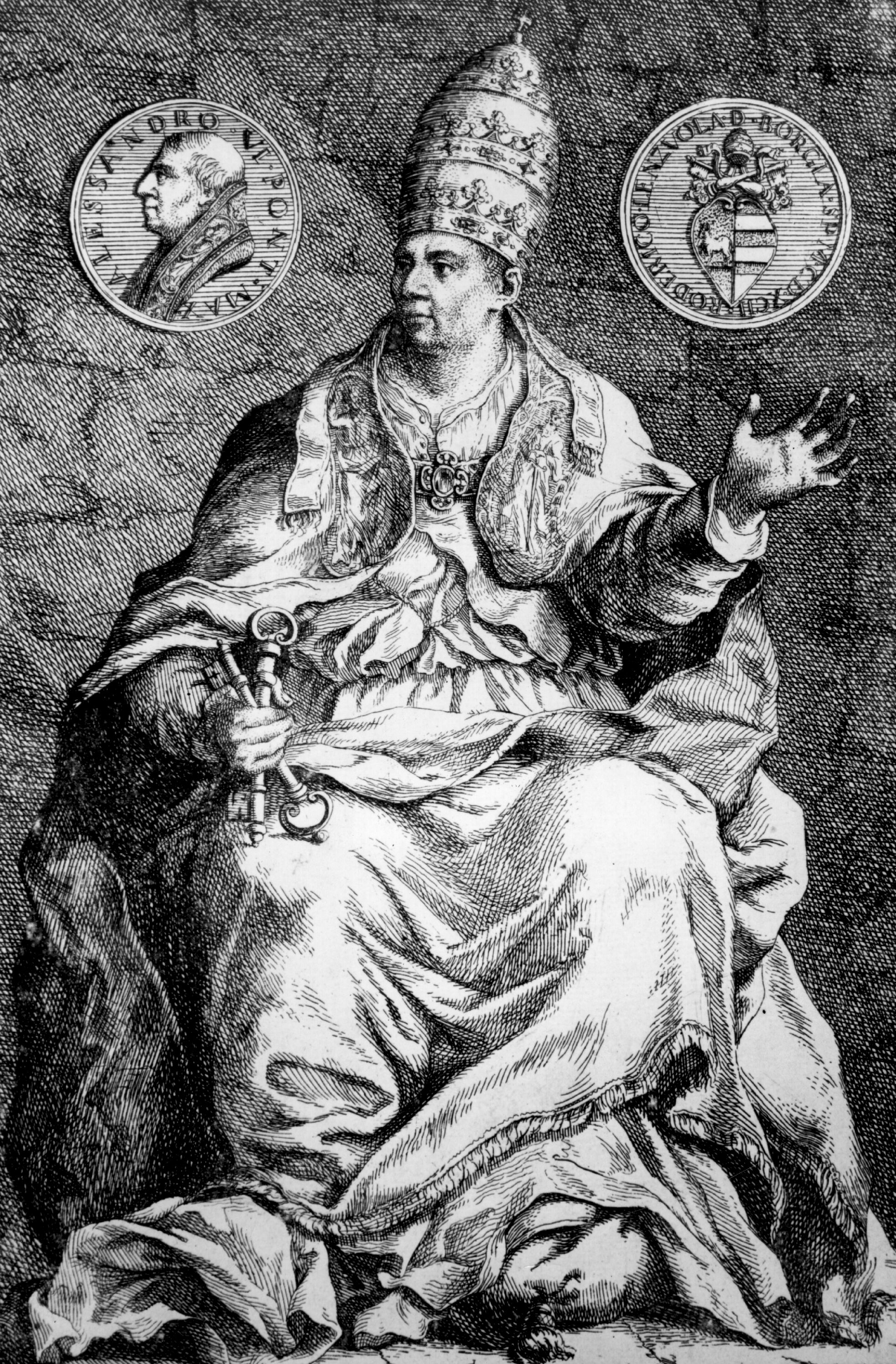 Portrait du pape Alexandre VI vers 1495. | Source : Getty Images