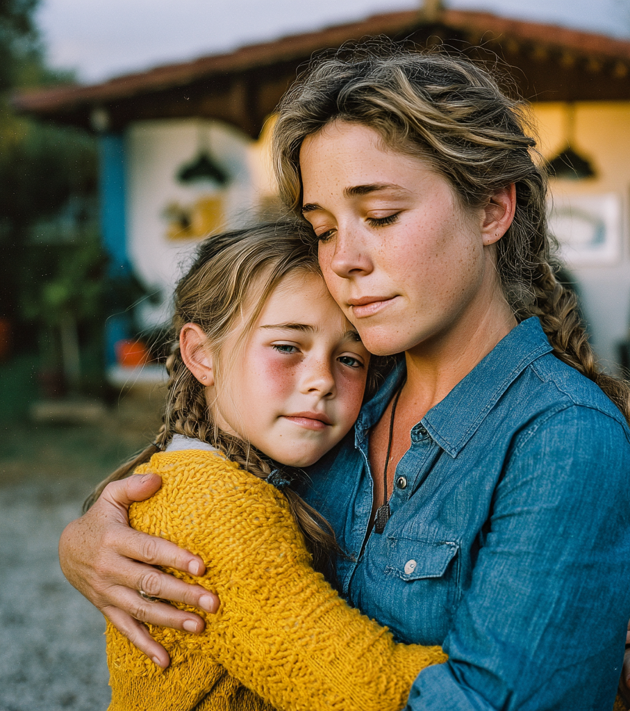 Une mère réconfortant son enfant | Source : Midjourney
