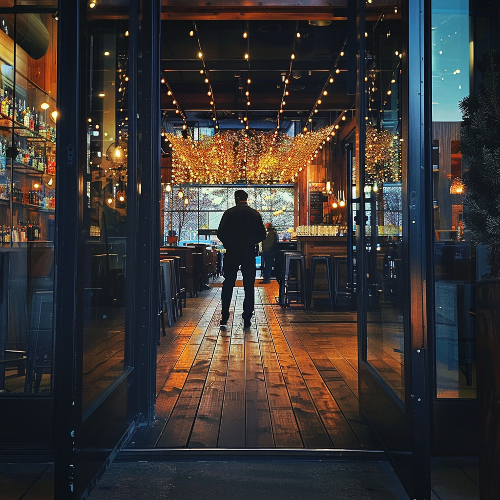 Un homme dans un restaurant | Source : Midjourney