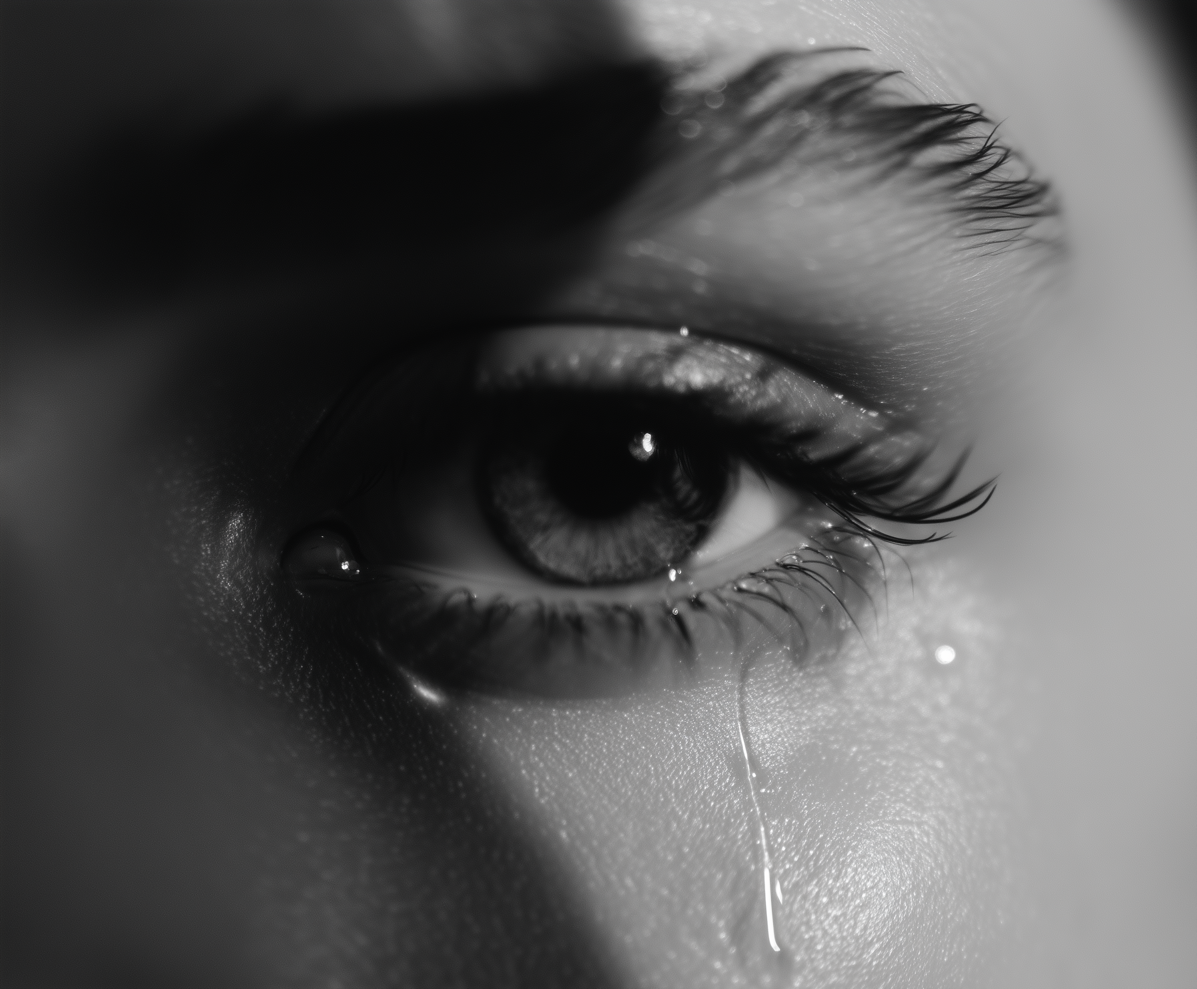 Une femme qui pleure | Source : Midjourney