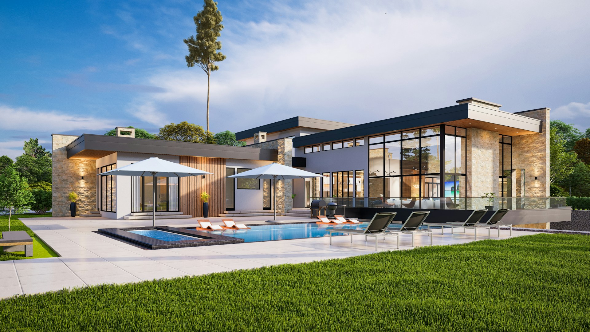 Une maison de luxe avec une piscine | Source : Unsplash