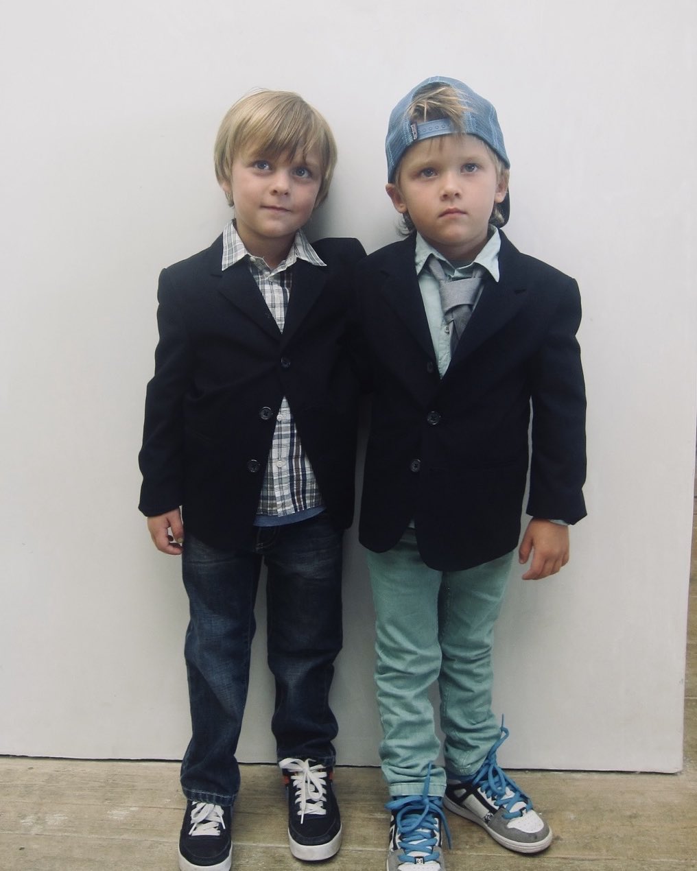 Les fils jumeaux de Patrick Dempsey et Jillian Fink, photo publiée le 1er février 2023. | Source : Instagram/patrickdempsey