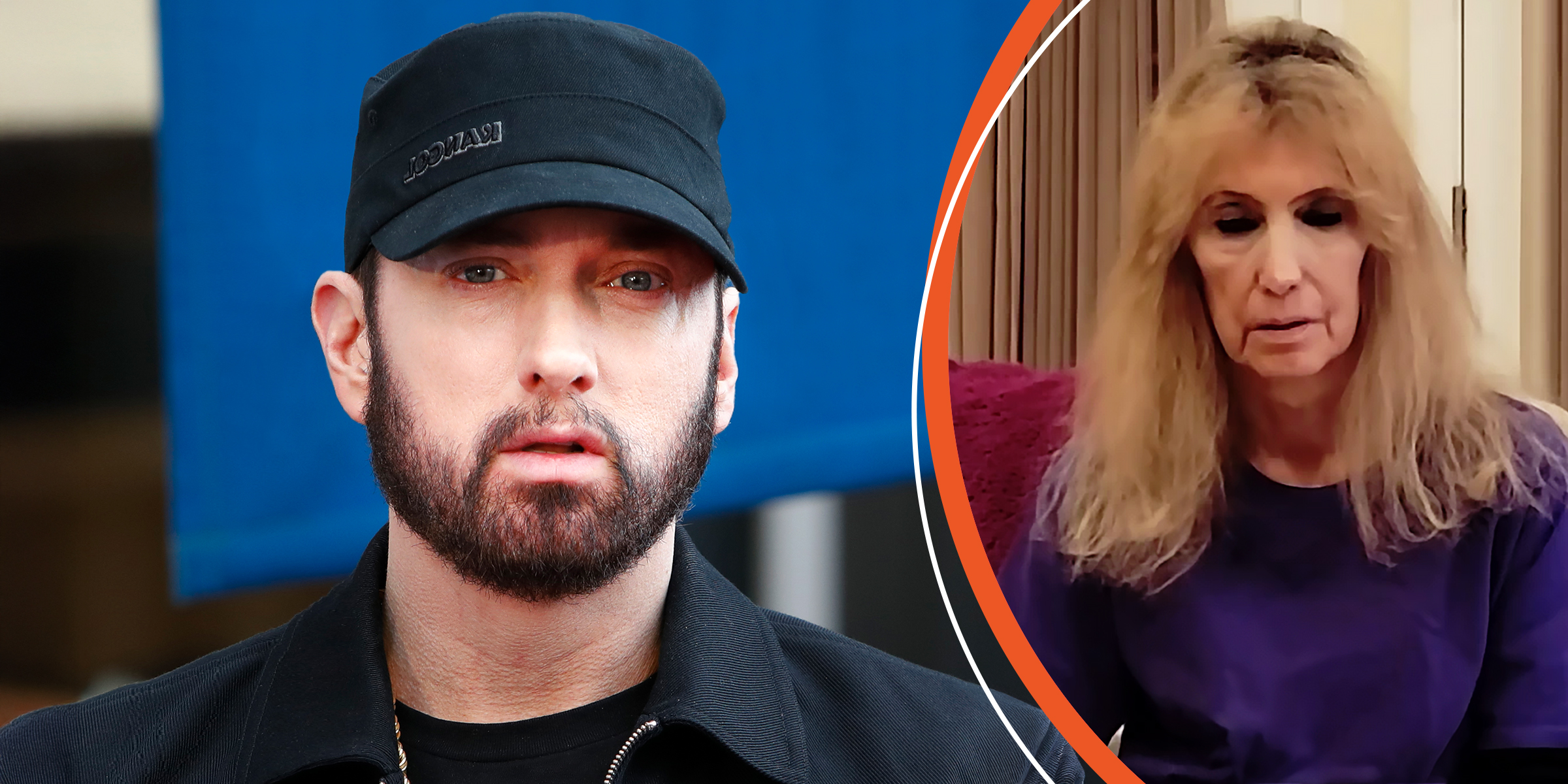 Eminem et sa mère | Source : Getty Images | YouTube/@theshadyverse
