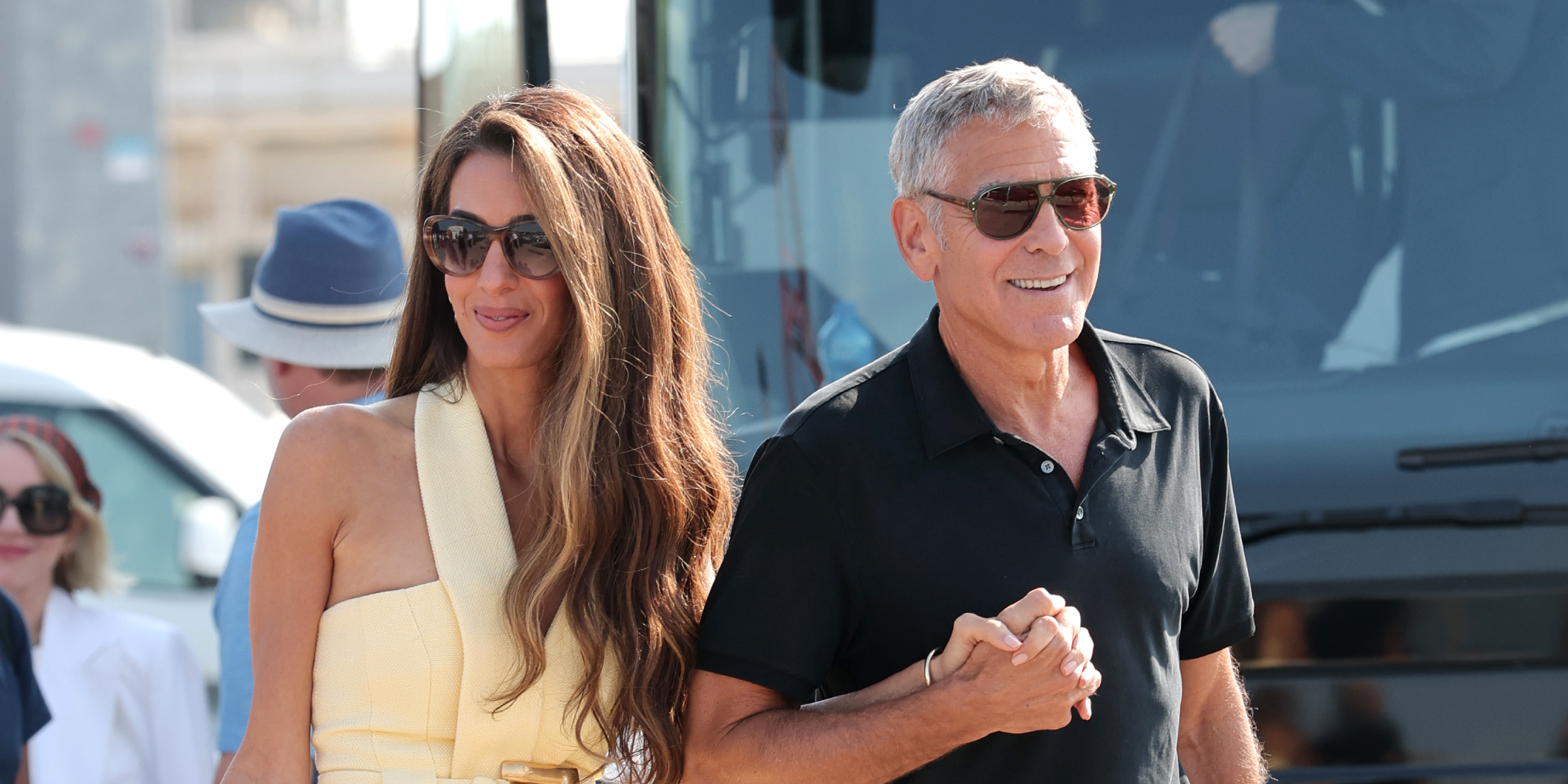 Amal et George Clooney | Source : Getty Images