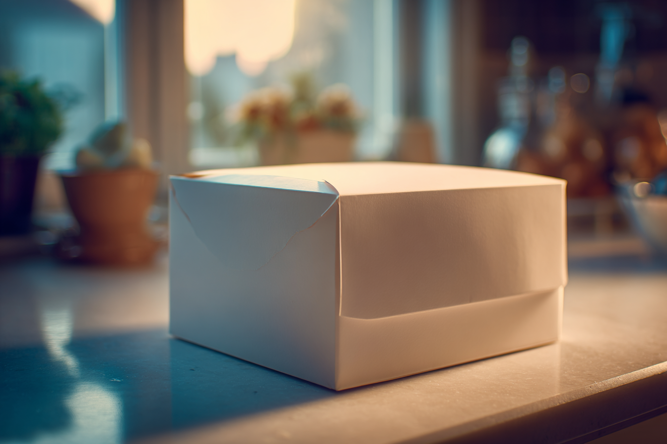 Une boîte sur un comptoir | Source : Midjourney