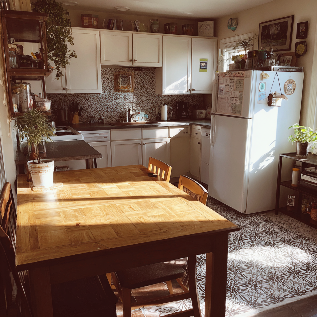 L'intérieur d'une cuisine douillette | Source : Midjourney