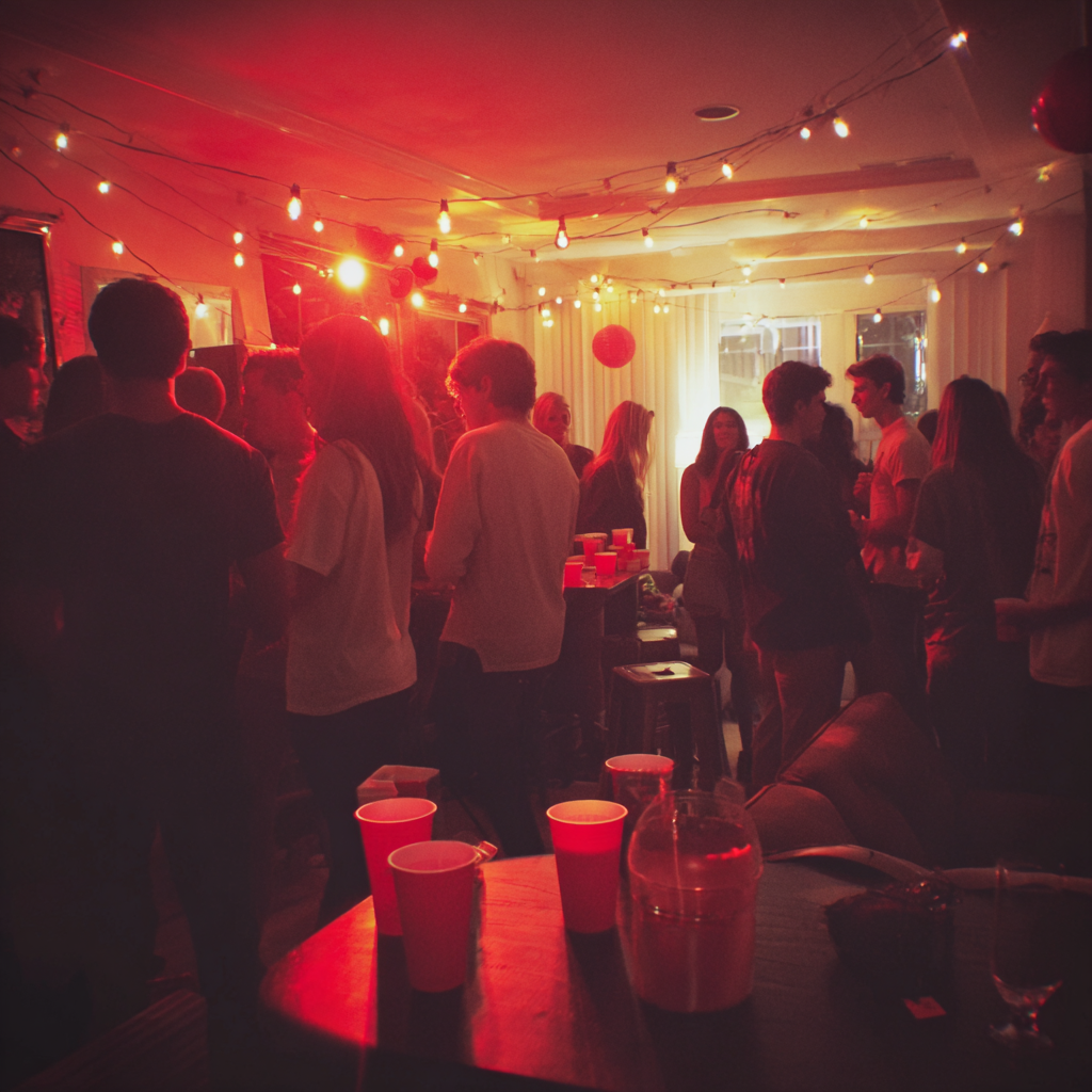 Des gens à une fête | Source : Midjourney