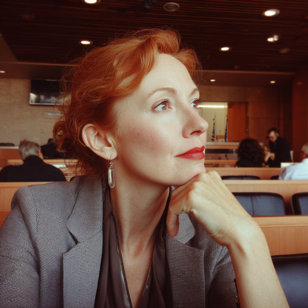 Une femme pensive | Source : Midjourney