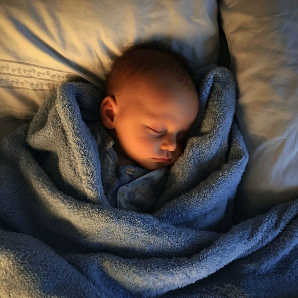 Un petit garçon endormi | Source : Midjourney