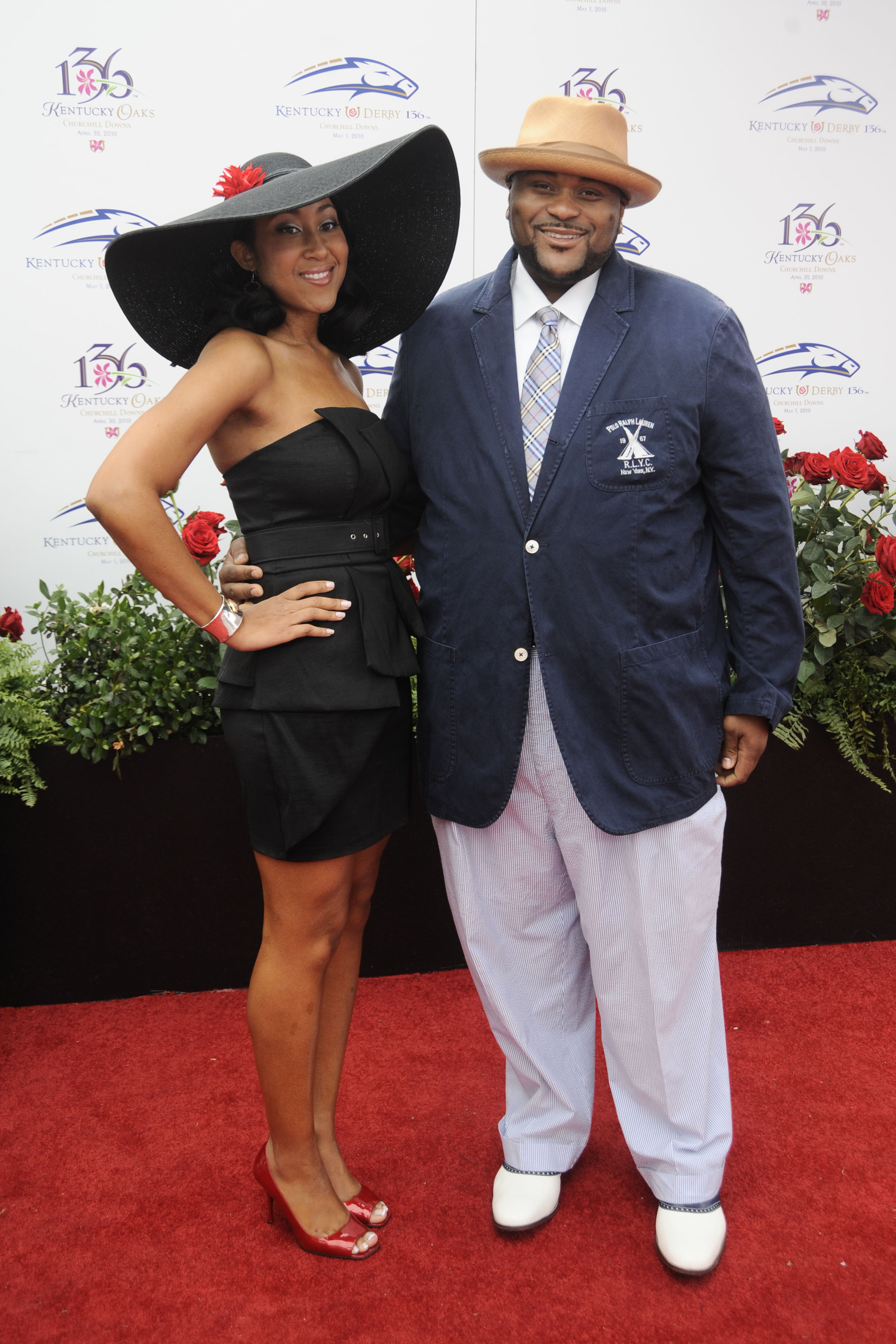 Surata Zuri McCants et Ruben Studdard lors du 136e Kentucky Derby, le 1er mai 2010, à Louisville. | Source : Getty Images
