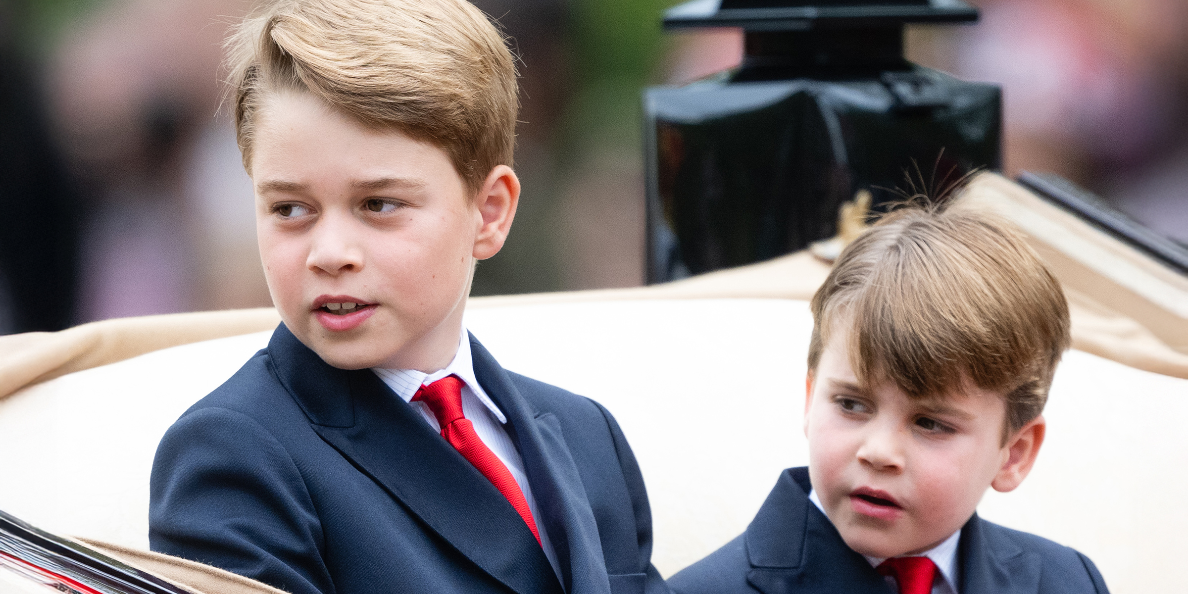 Le prince George et le prince Louis. | Source : Getty Images