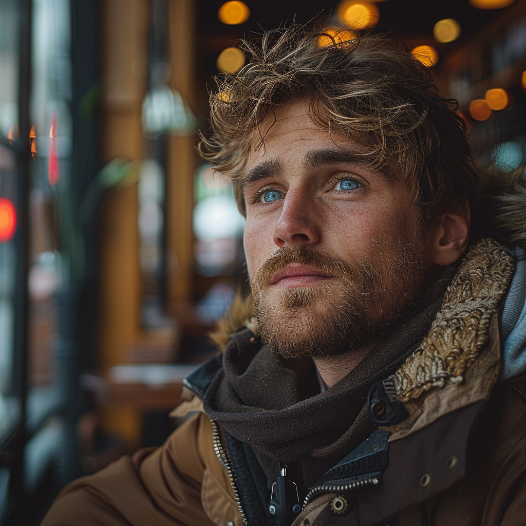 Gros plan sur un homme | Source : Midjourney