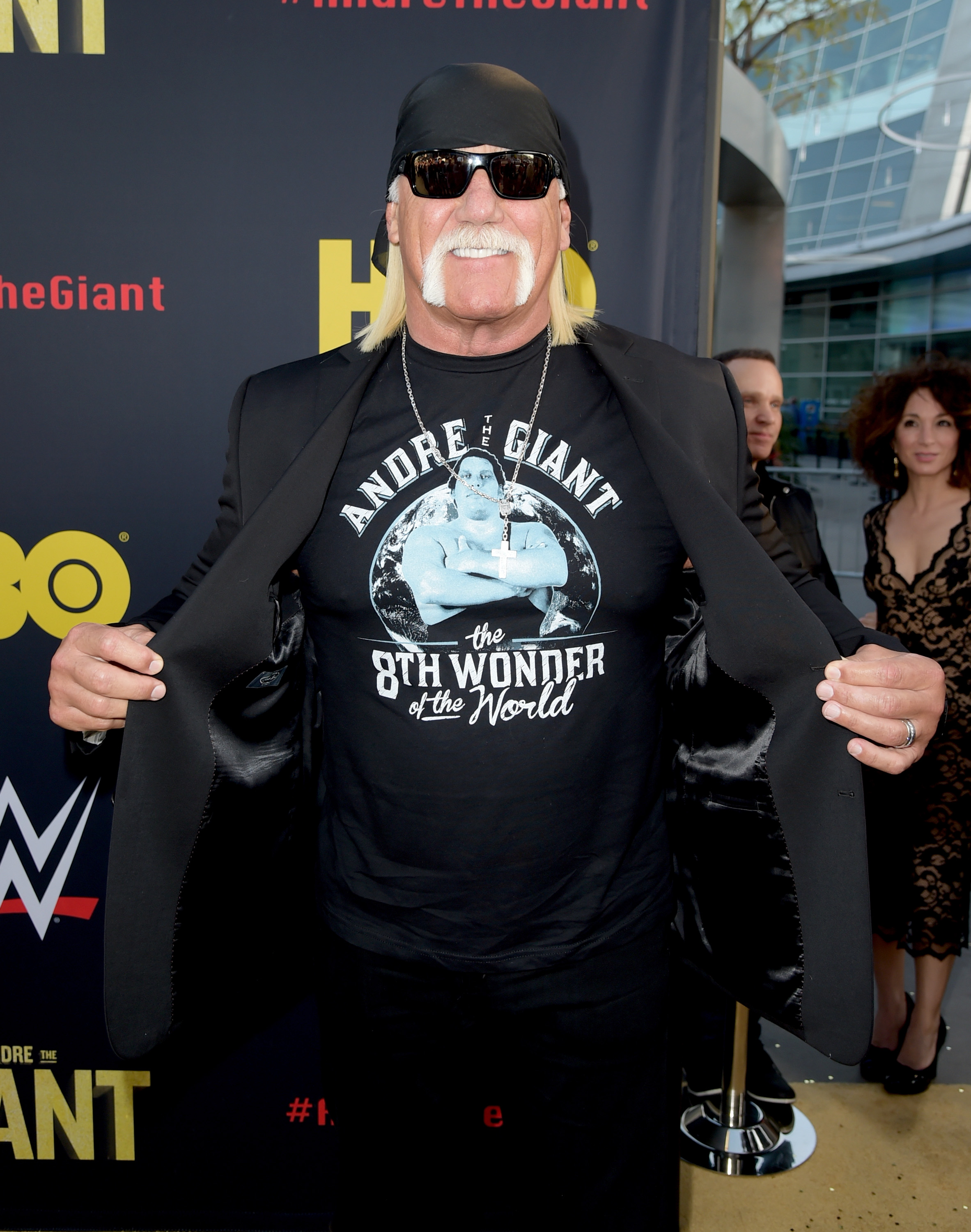 Hulk Hogan arrive à la première de "Andre The Giant" de HBO au Cinerama Dome le 29 mars 2018 | Source : Getty images