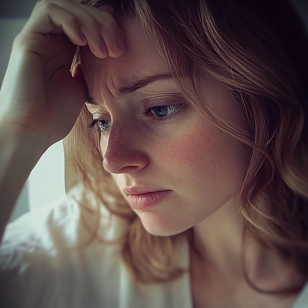 Une femme bouleversée | Source : Midjourney