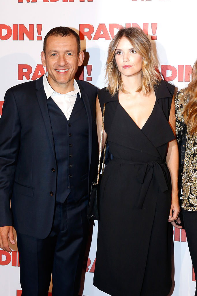 Les acteurs du film Dany Boon et Laurence Arné assistent à la première parisienne de "Radin" au cinéma Gaumont Opéra, le 22 septembre 2016 à Paris, en France I source : Getty Images