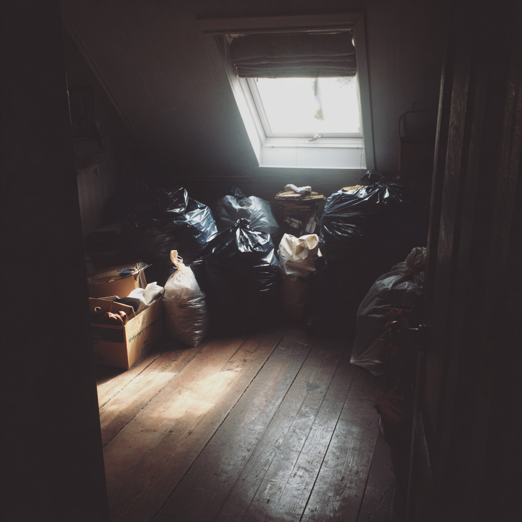 L'intérieur d'un grenier | Source : Midjourney
