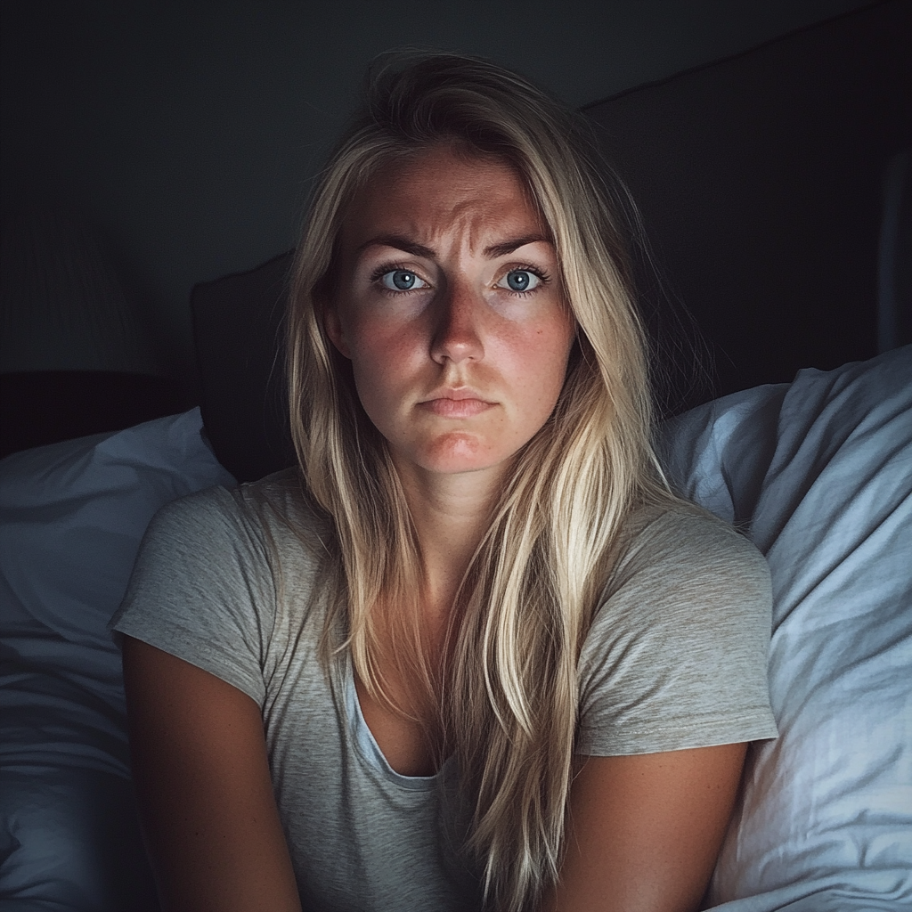 Une femme qui fronce les sourcils | Source : Midjourney