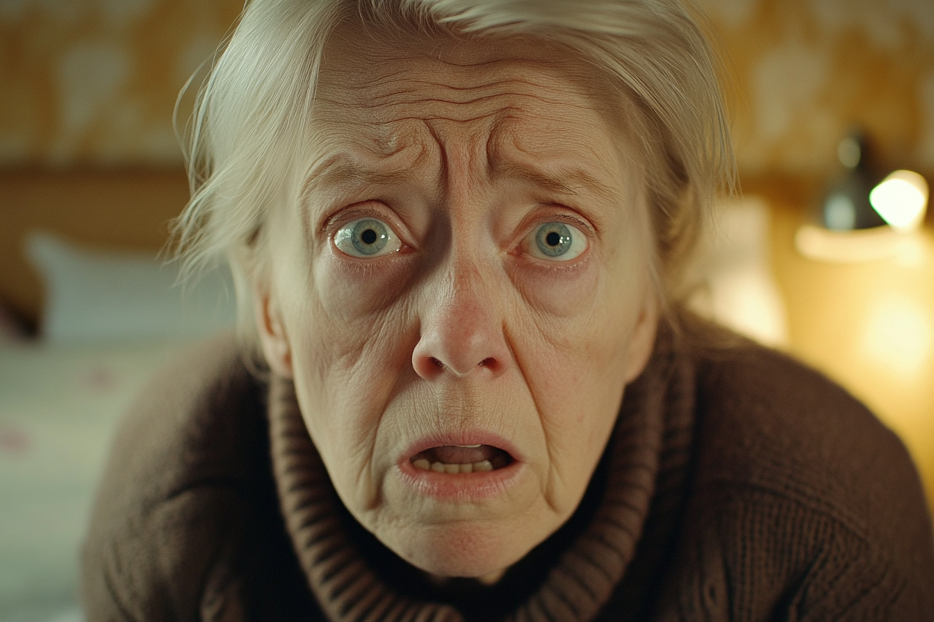 Une femme âgée choquée | Source : Midjourney