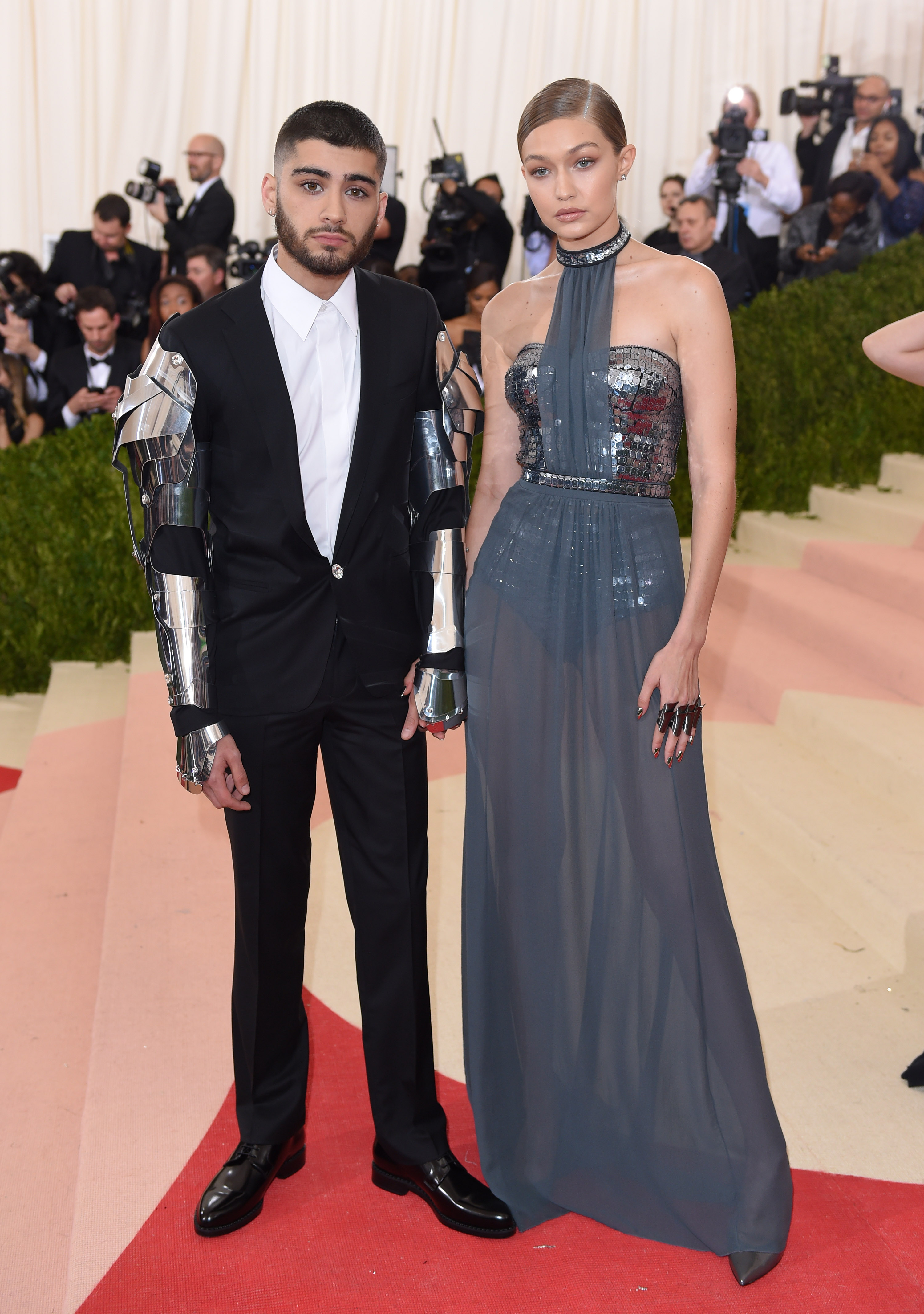 Zayn Malik et Gigi Hadid lors du Met Gala 2016, le 2 mai à New York. | Source : Getty Images