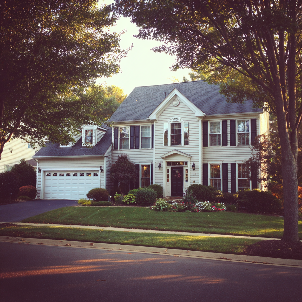 L'extérieur d'une maison douillette | Source : Midjourney