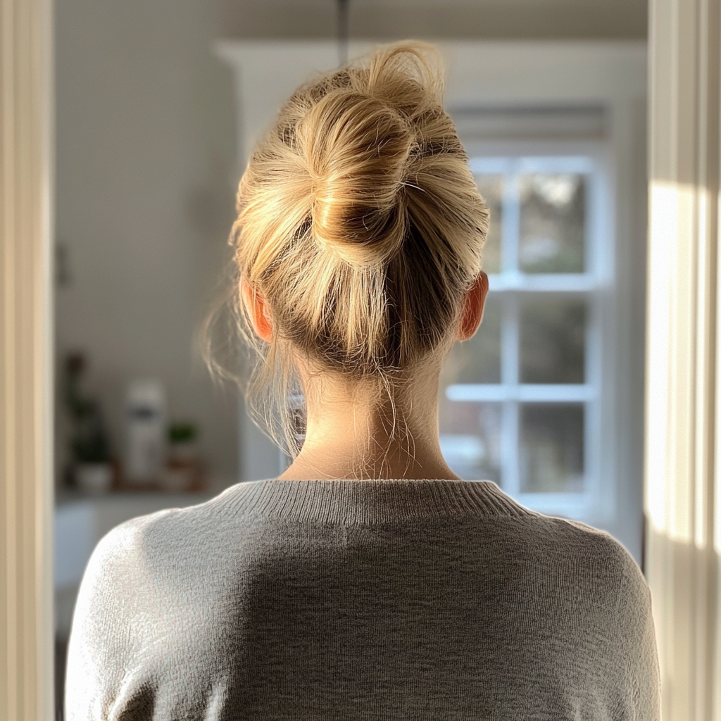 Vue arrière d'une femme | Source : Midjourney