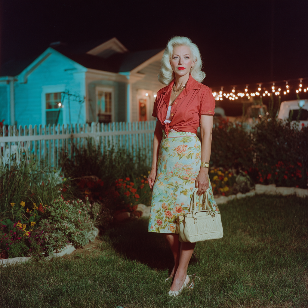 Une femme sérieuse | Source : Midjourney