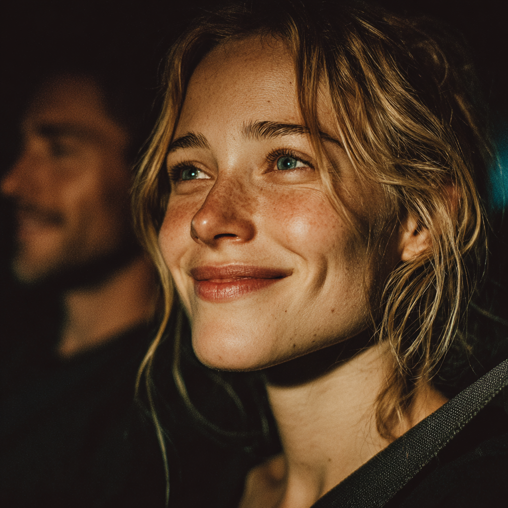 Un couple heureux en voiture | Source : Midjourney