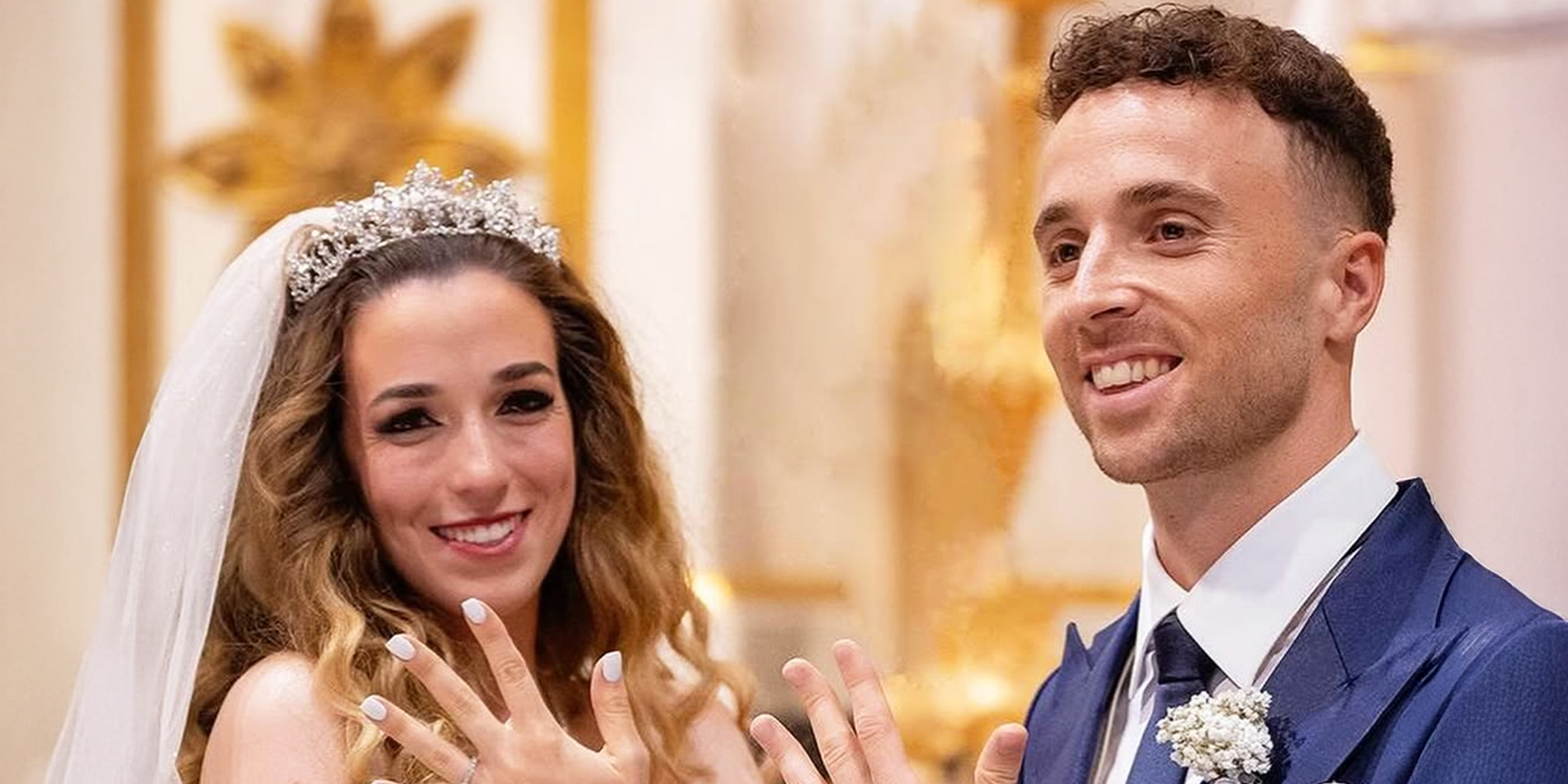 Capture d'écran de Rute Cardoso et Diogo Jota à leur mariage I Source : instagram.com/rutecfcardoso14