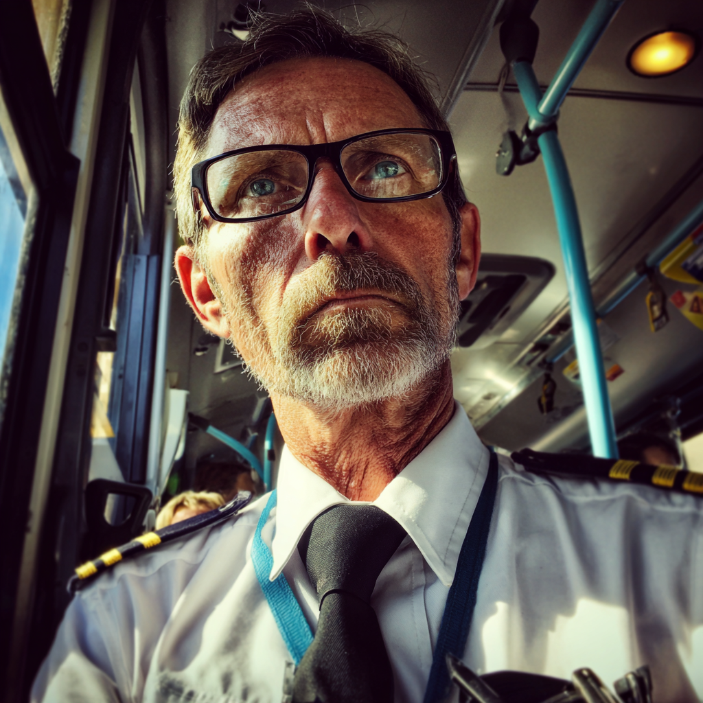 Un chauffeur de bus contrarié | Source : Pexels