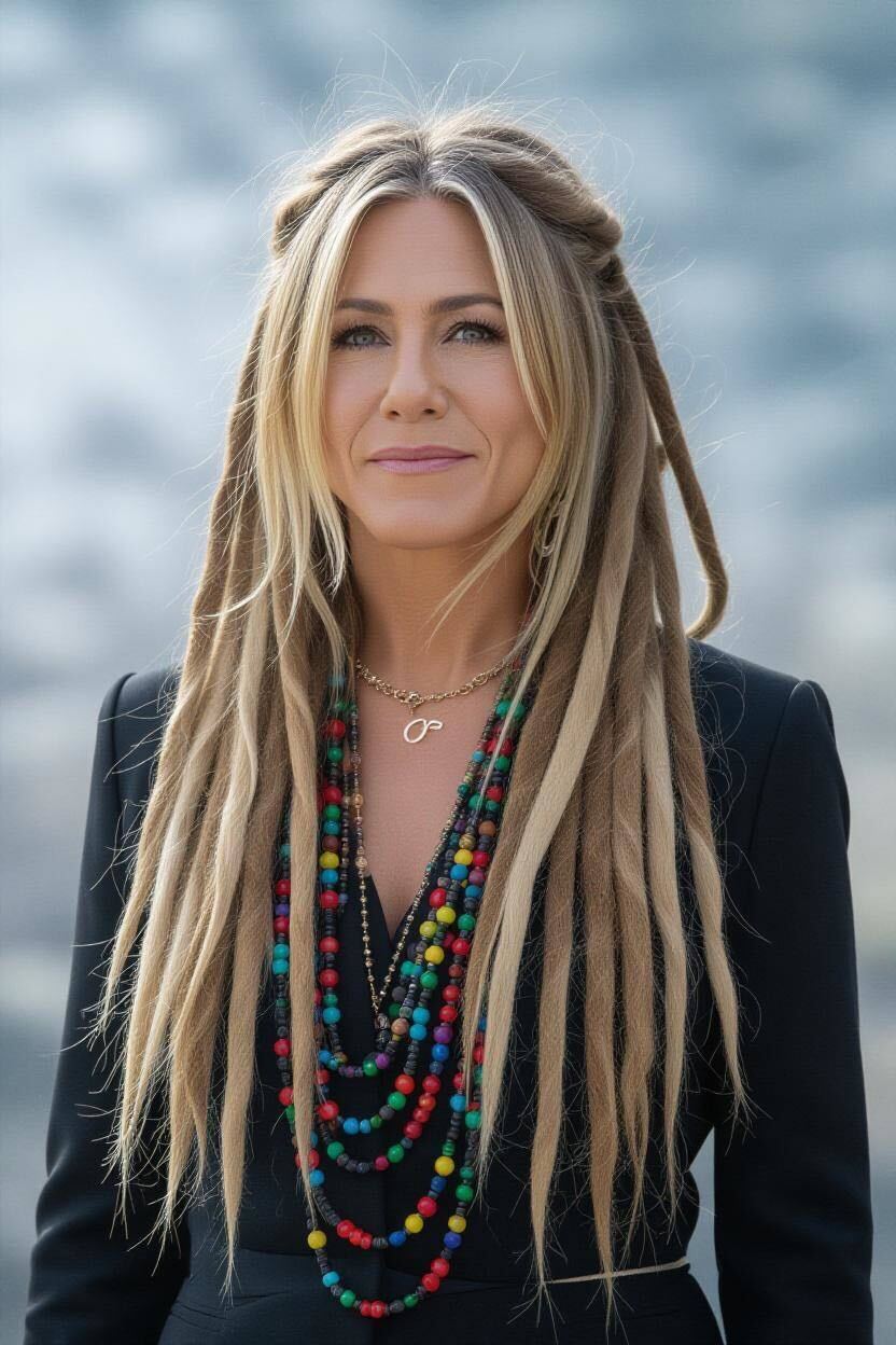 Une image de Jennifer Aniston générée par l'IA avec une coiffure différente | Source : Grok