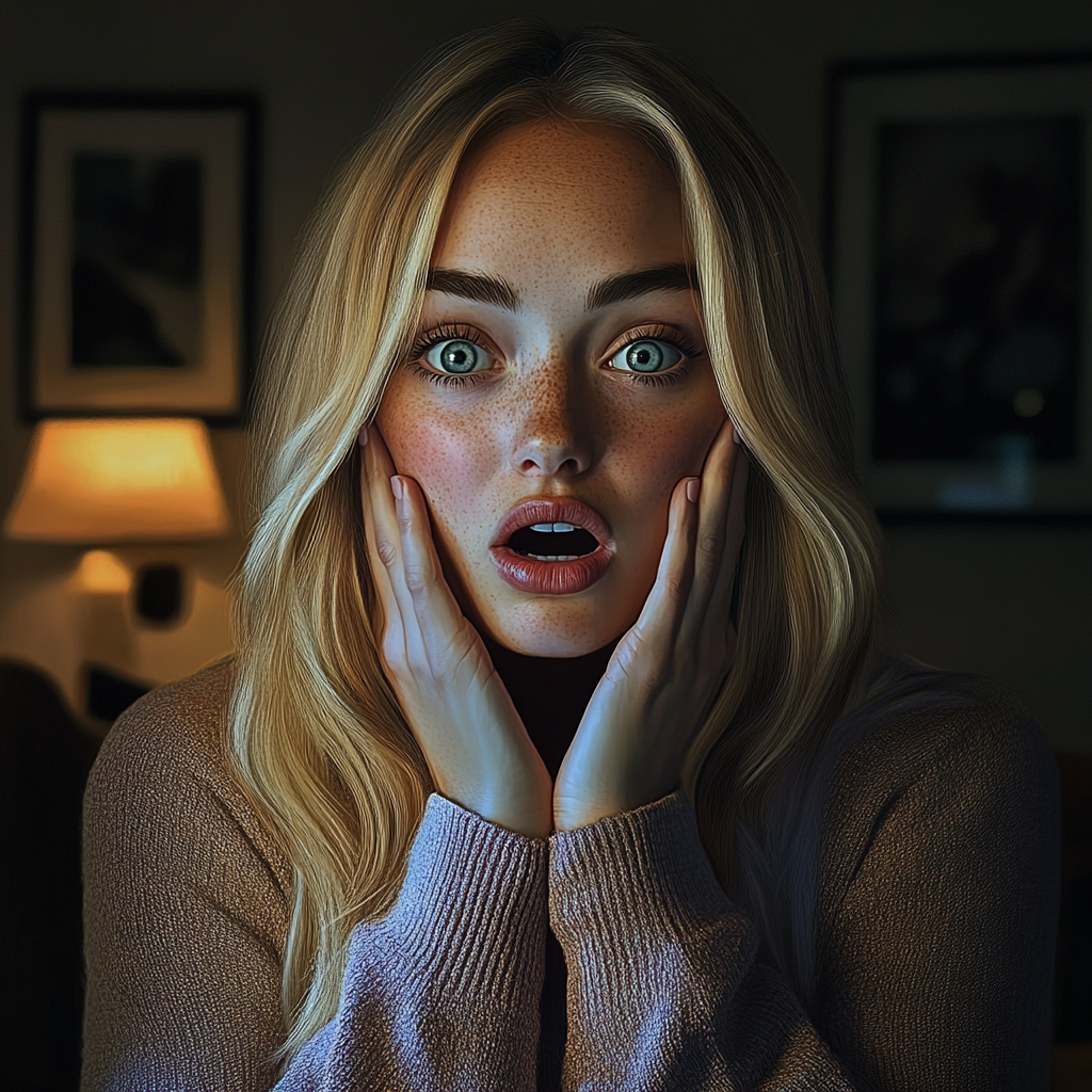 Une femme choquée | Source : Midjourney
