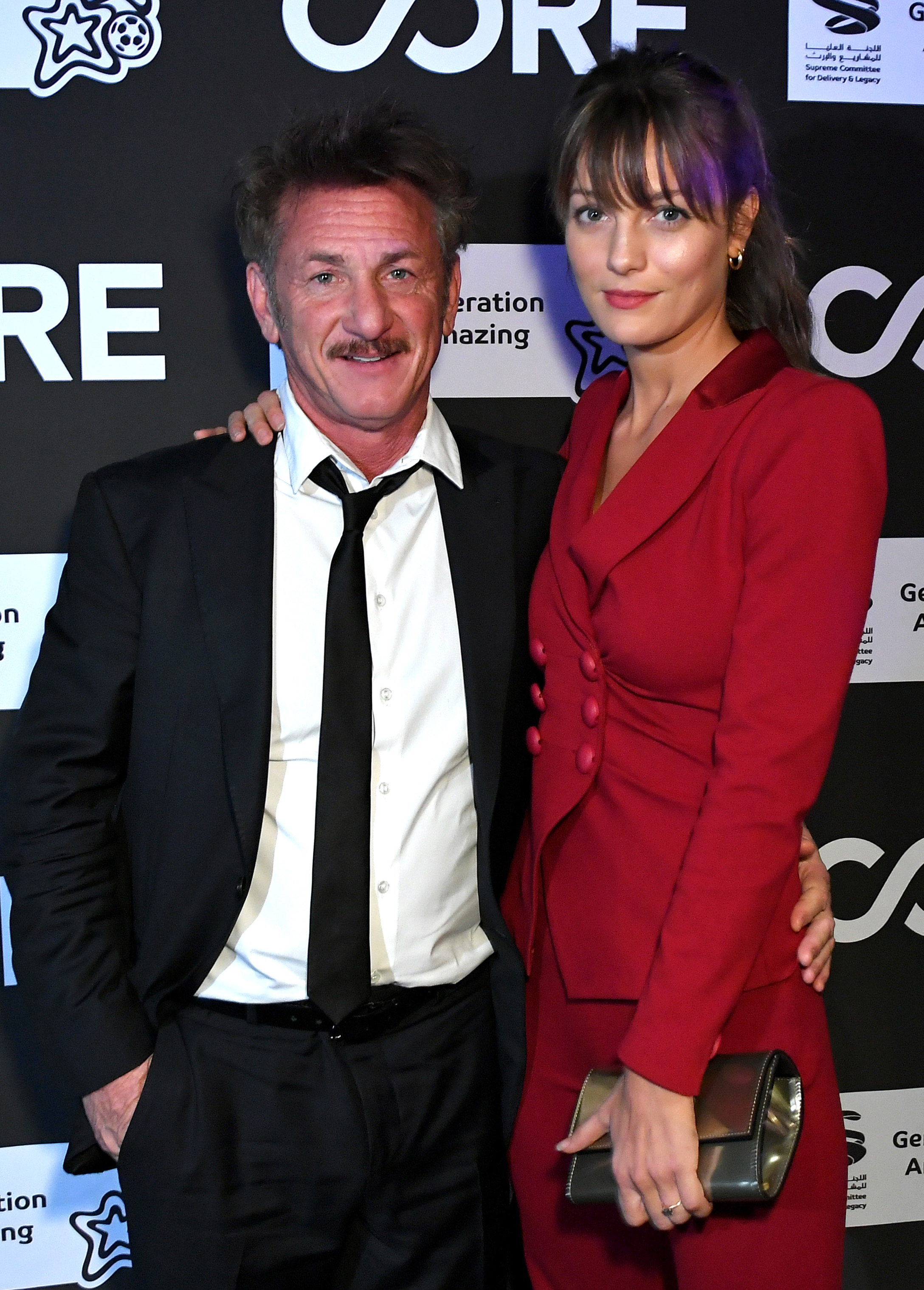 Sean Penn et Leila George. | Source : Getty Images