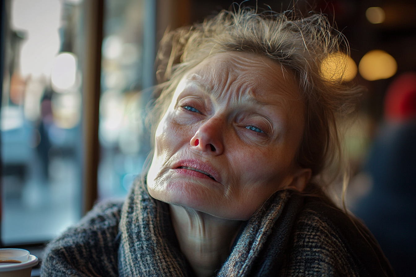 Une femme triste | Source : Midjourney