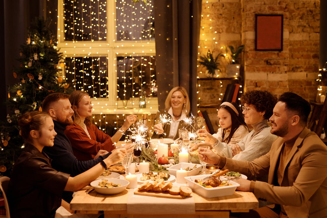 Un dîner de Noël | Source : Pexels