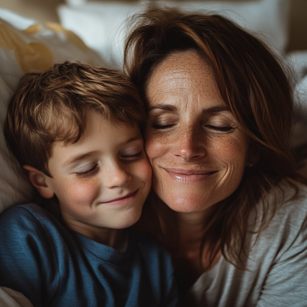 Un duo mère-fils heureux | Source : Midjourney