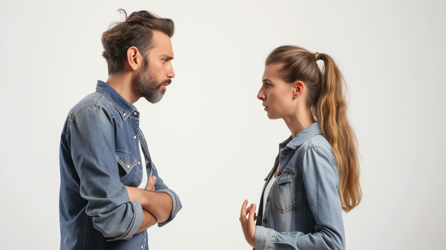 Un couple en train de parler | Source : Midjourney