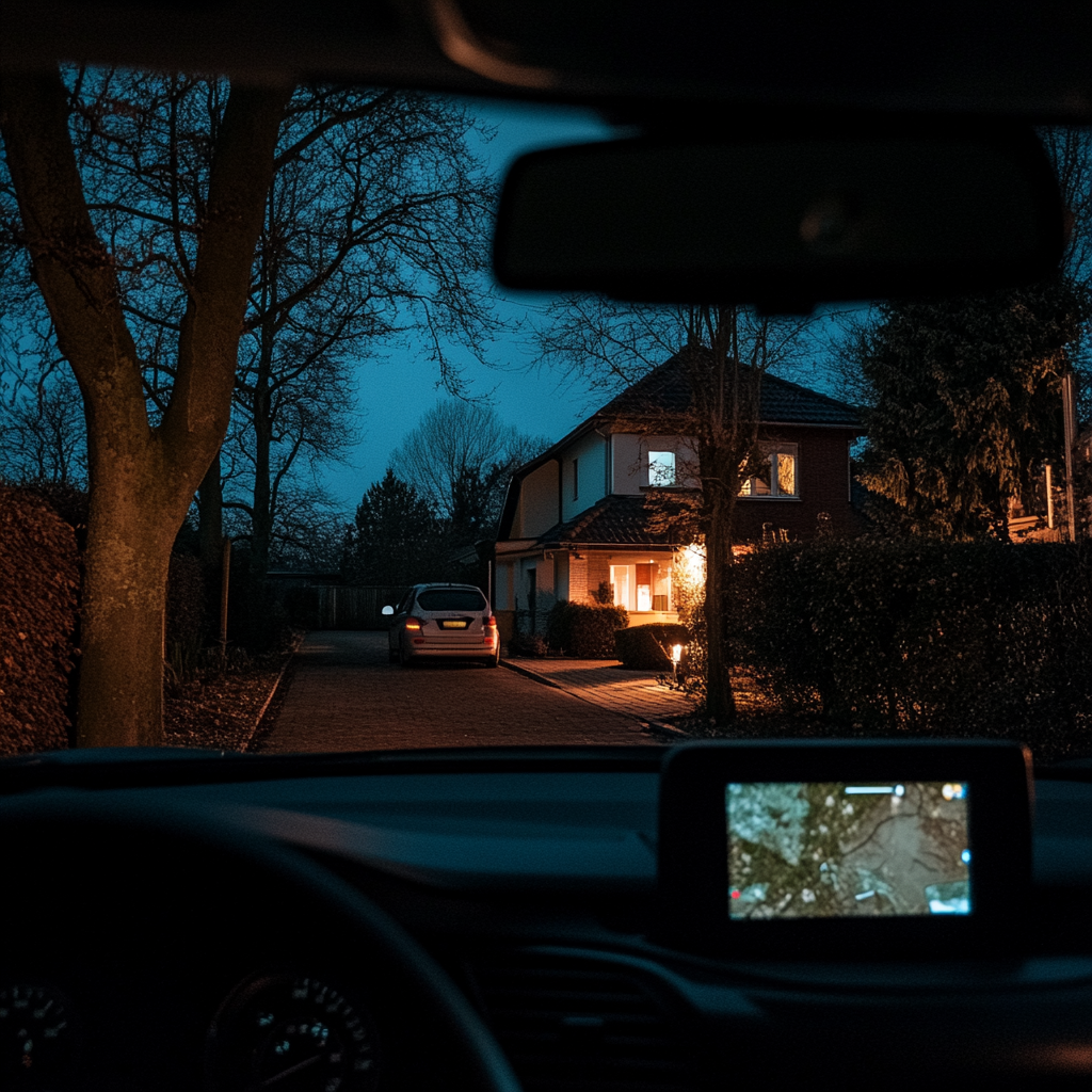 Une dashcam installée dans une voiture | Source : Midjourney