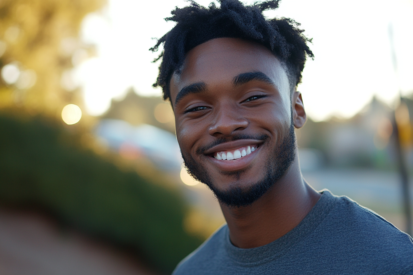 Un homme souriant | Source : Midjourney