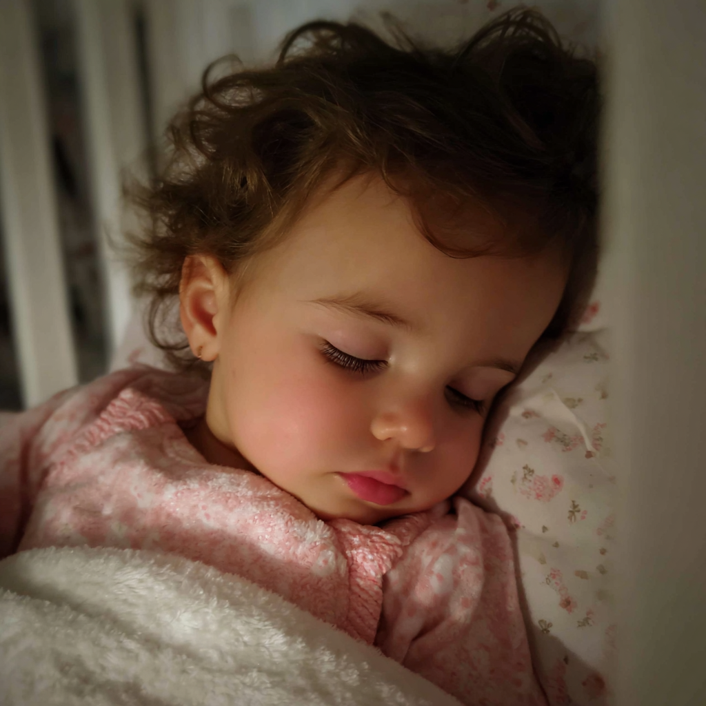 Un bébé endormi | Source : Midjourney