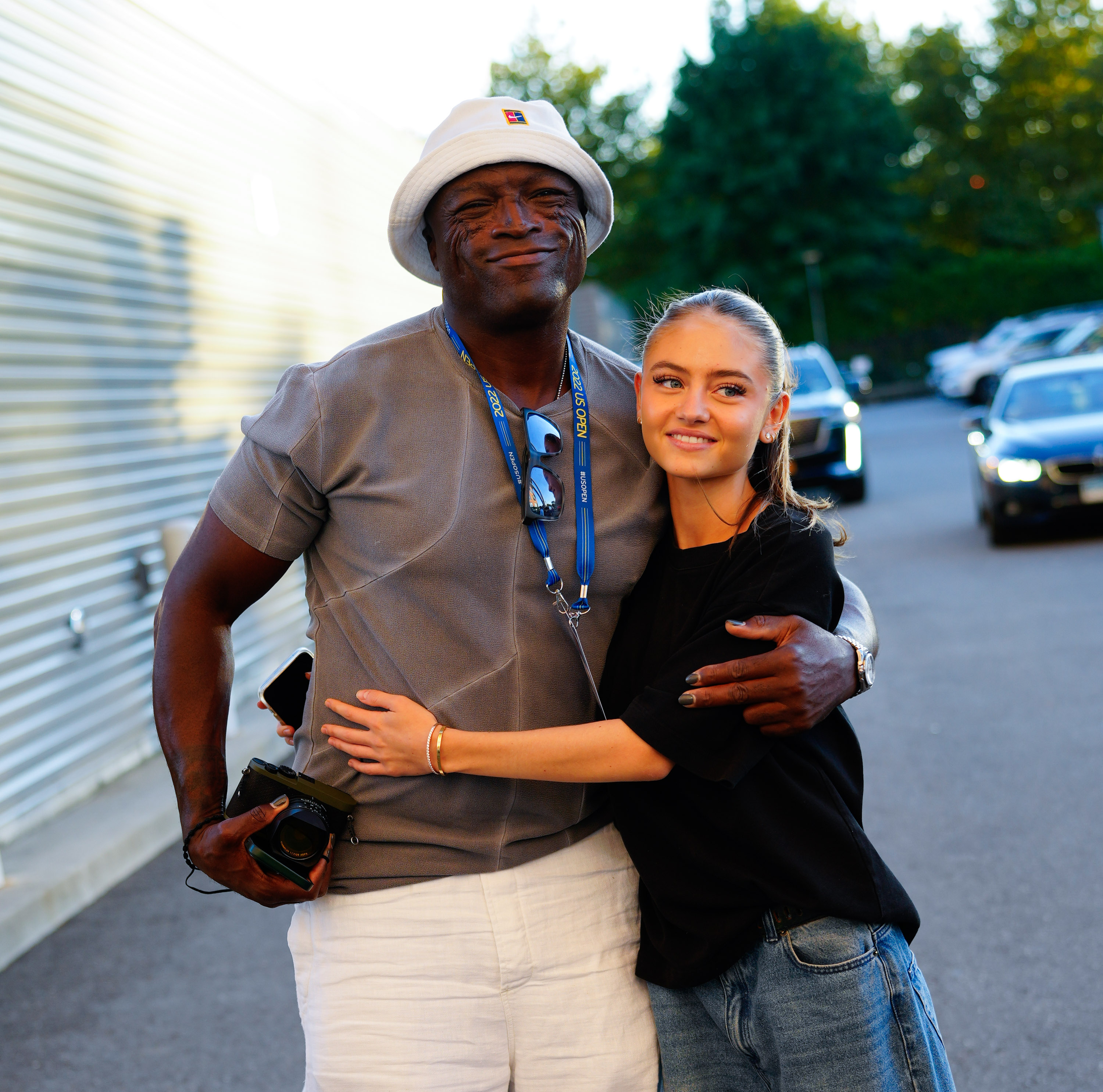 Seal et Leni Klum assistent à l'US Open 2022 au centre national de tennis USTA Billie Jean King dans le Queens, à New York, le 31 août 2022 | Source : Getty Images