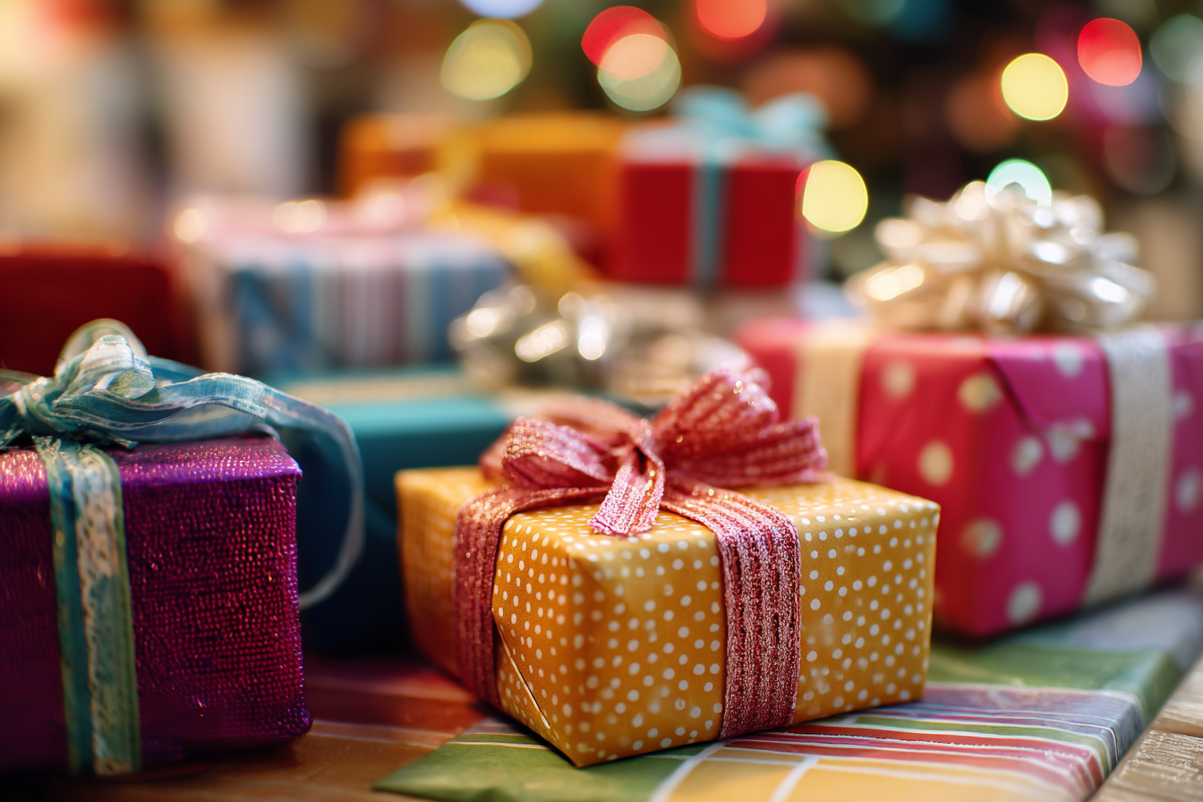 Cadeaux sur une table | Source : Midjourney