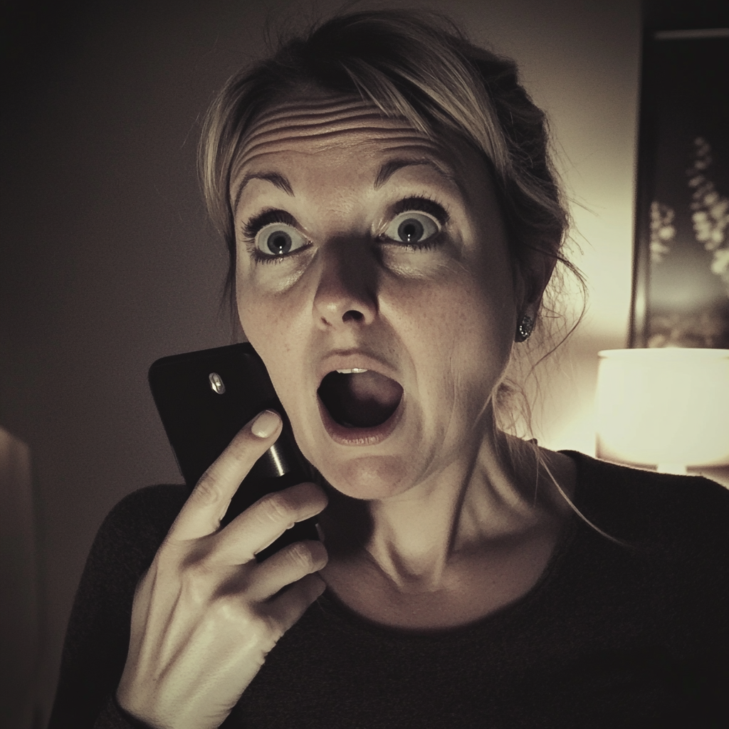 Une femme choquée | Source : Midjourney