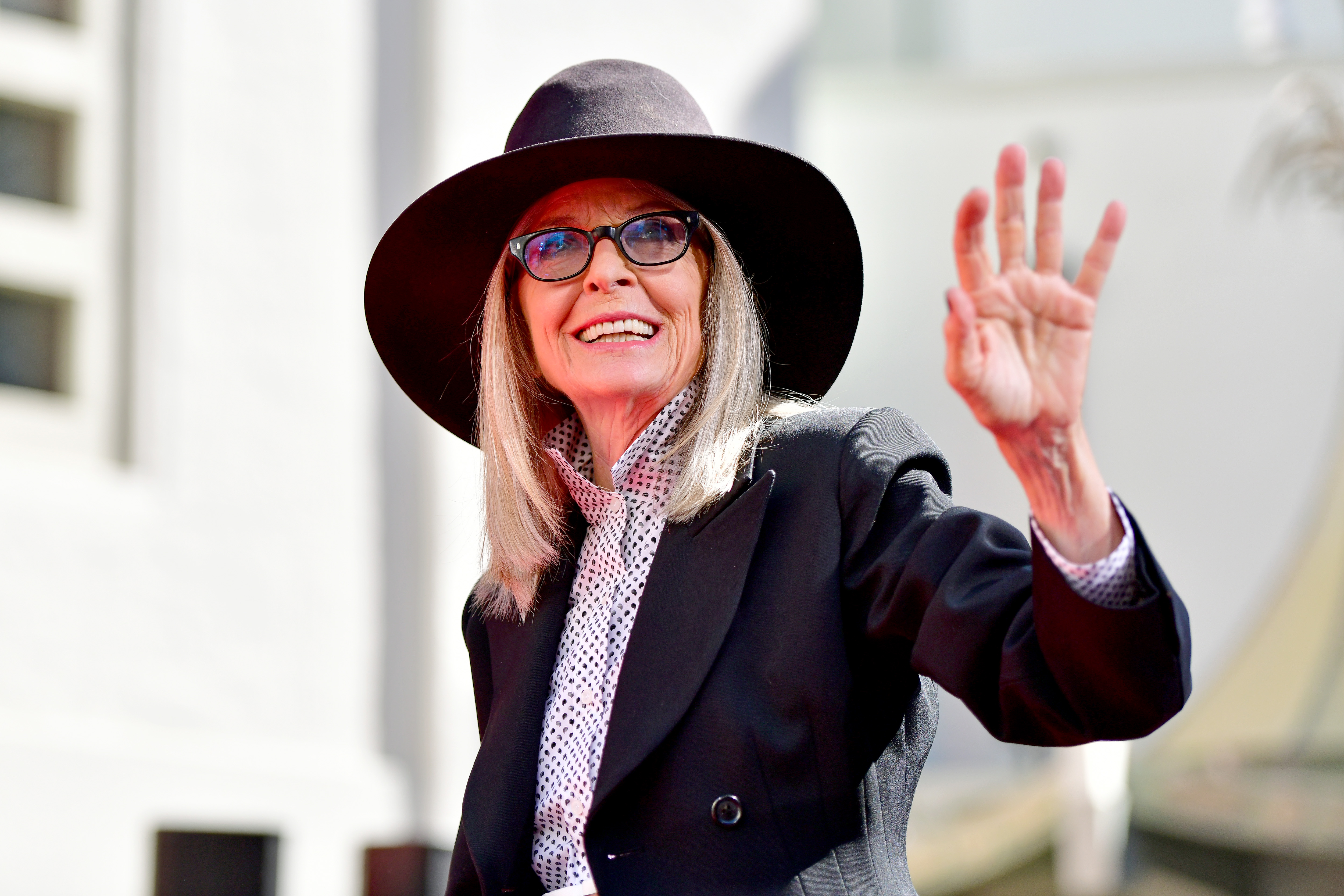 Diane Keaton assiste à la cérémonie « Handprint and Footprint in Cement » organisée en son honneur par le TCL Chinese Theatre le 11 août 2022 à Hollywood, en Californie. | Source : Getty Images