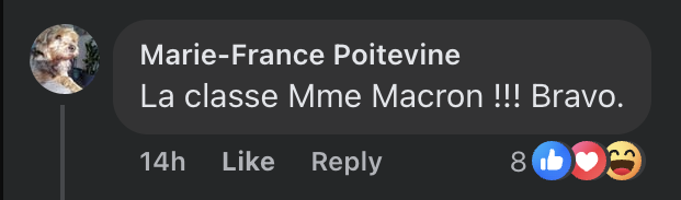 Commentaire d'internaute | Source : facebook.com/parismatchmag