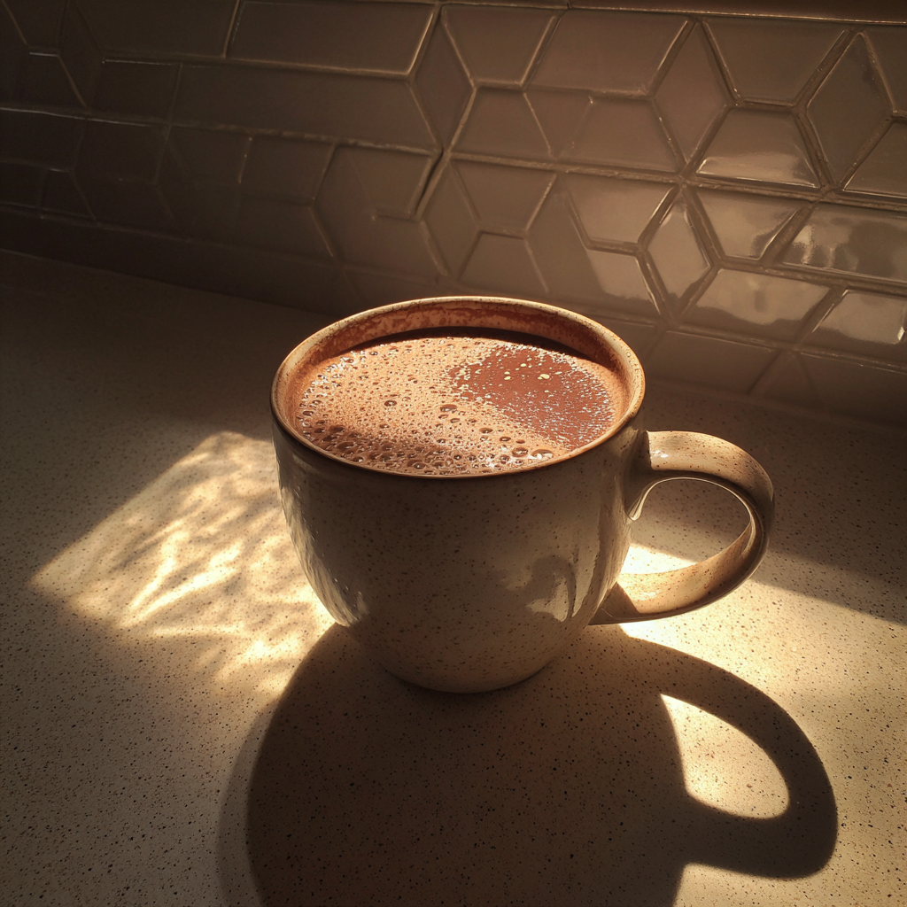 Une tasse de chocolat chaud | Source : Midjourney