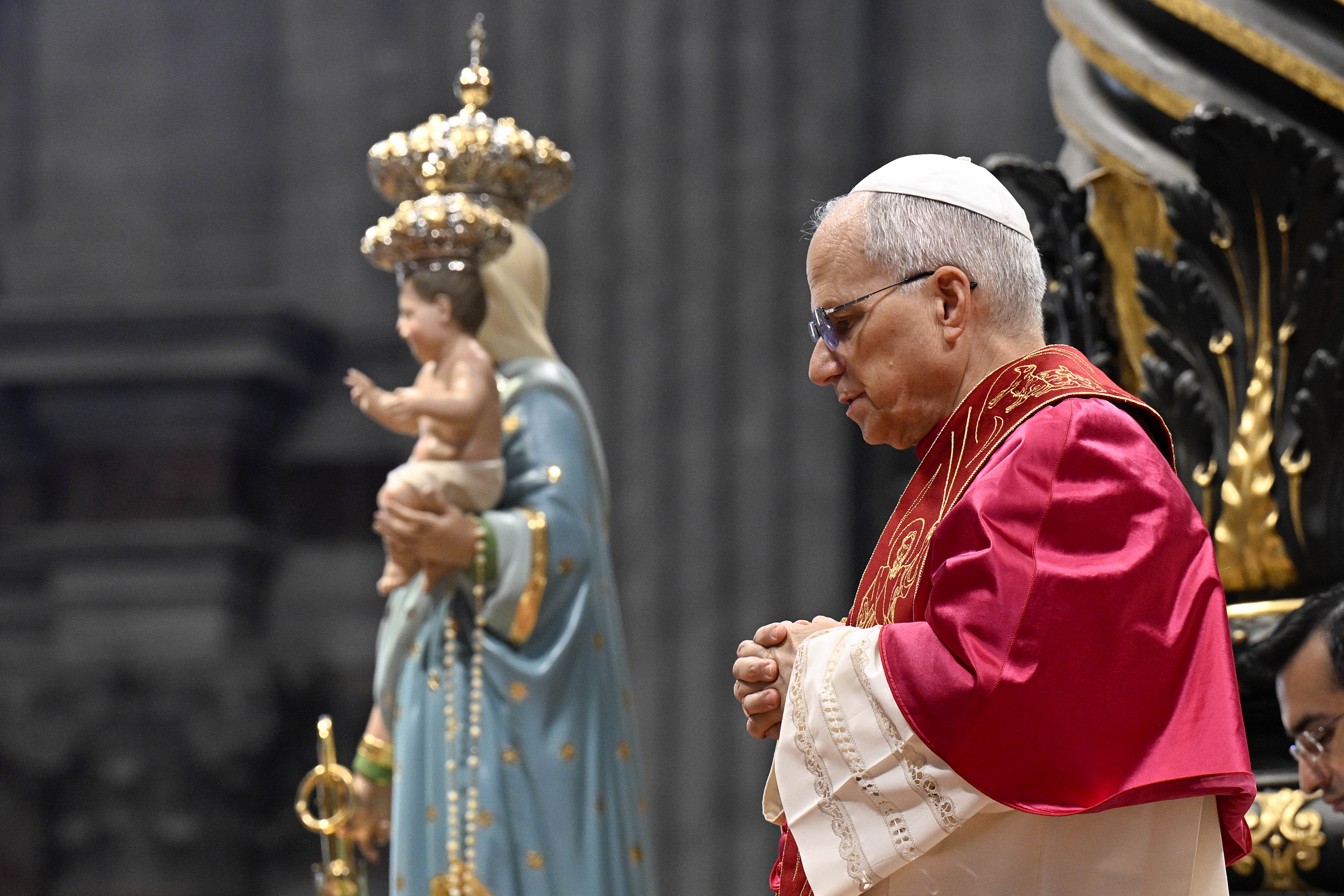 Le pape Léon XIV préside une veillée de prière pour le Jubilé de la Consolation dans la basilique Saint-Pierre, le 15 septembre 2025, au Vatican. | Source : Getty Images