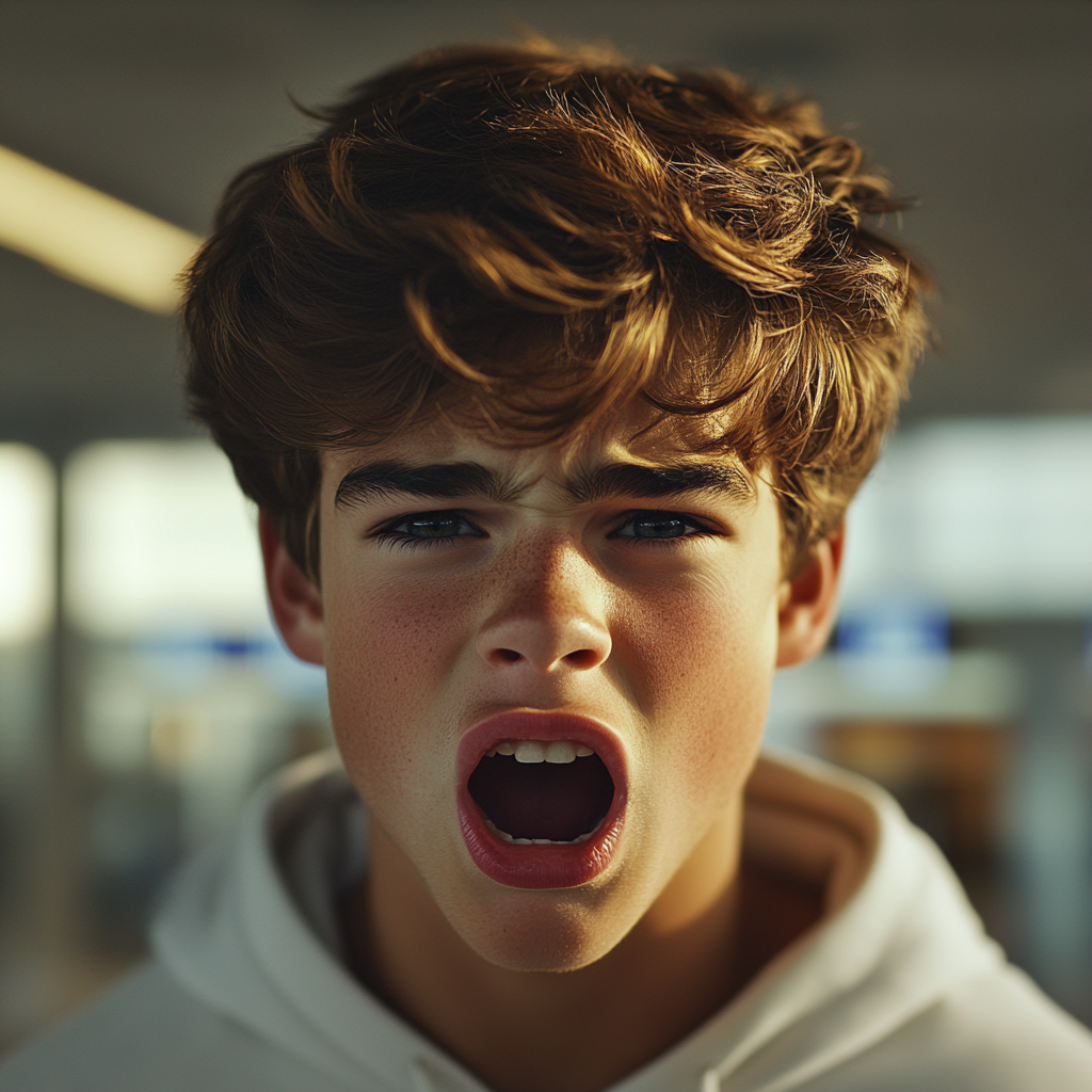 Un garçon en colère | Source : Midjourney
