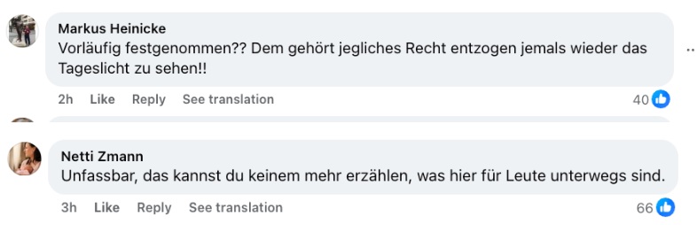 Commentaire d'un internaute | Source : Facebook/image
