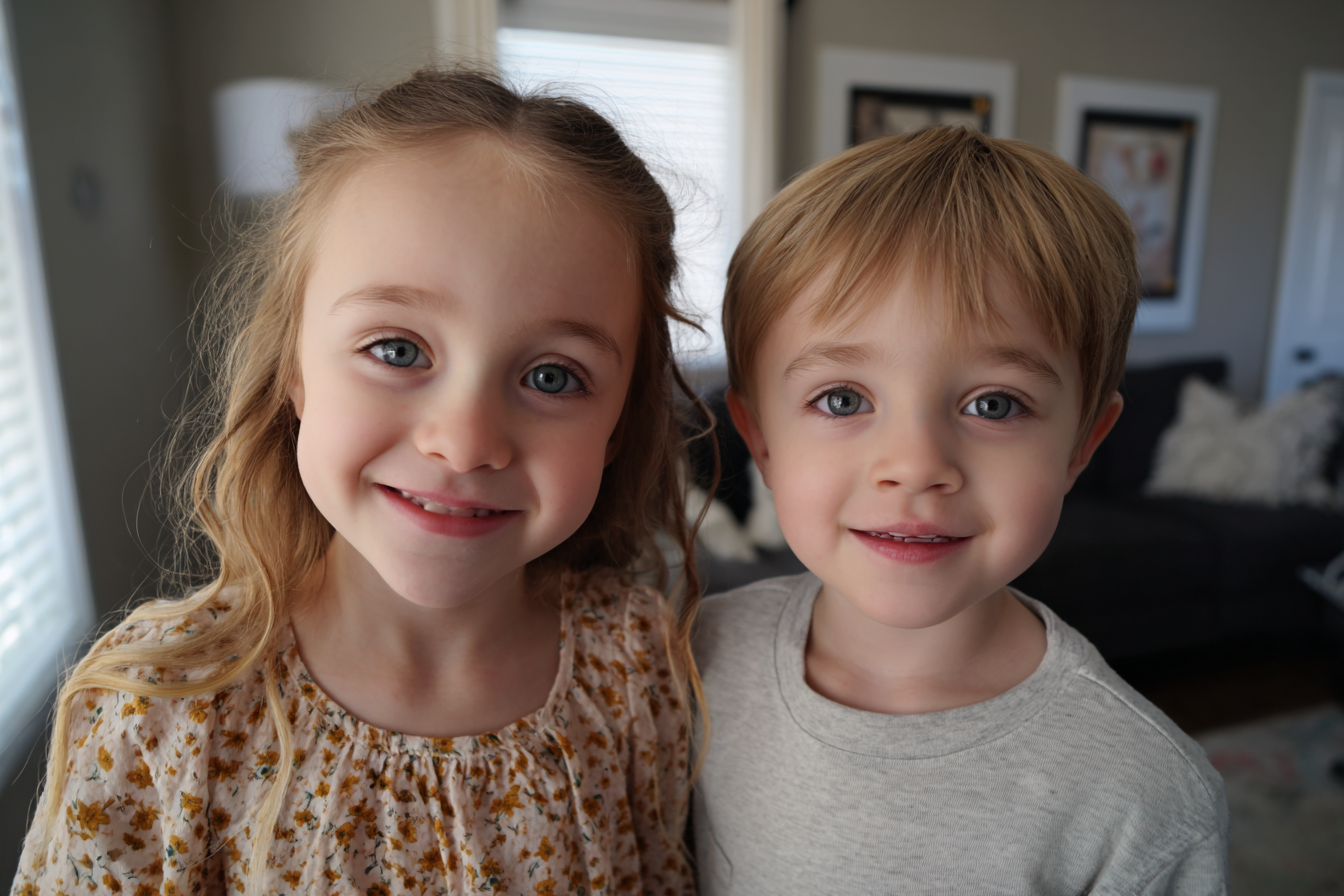 Les enfants se serrent les coudes | Source : Midjourney