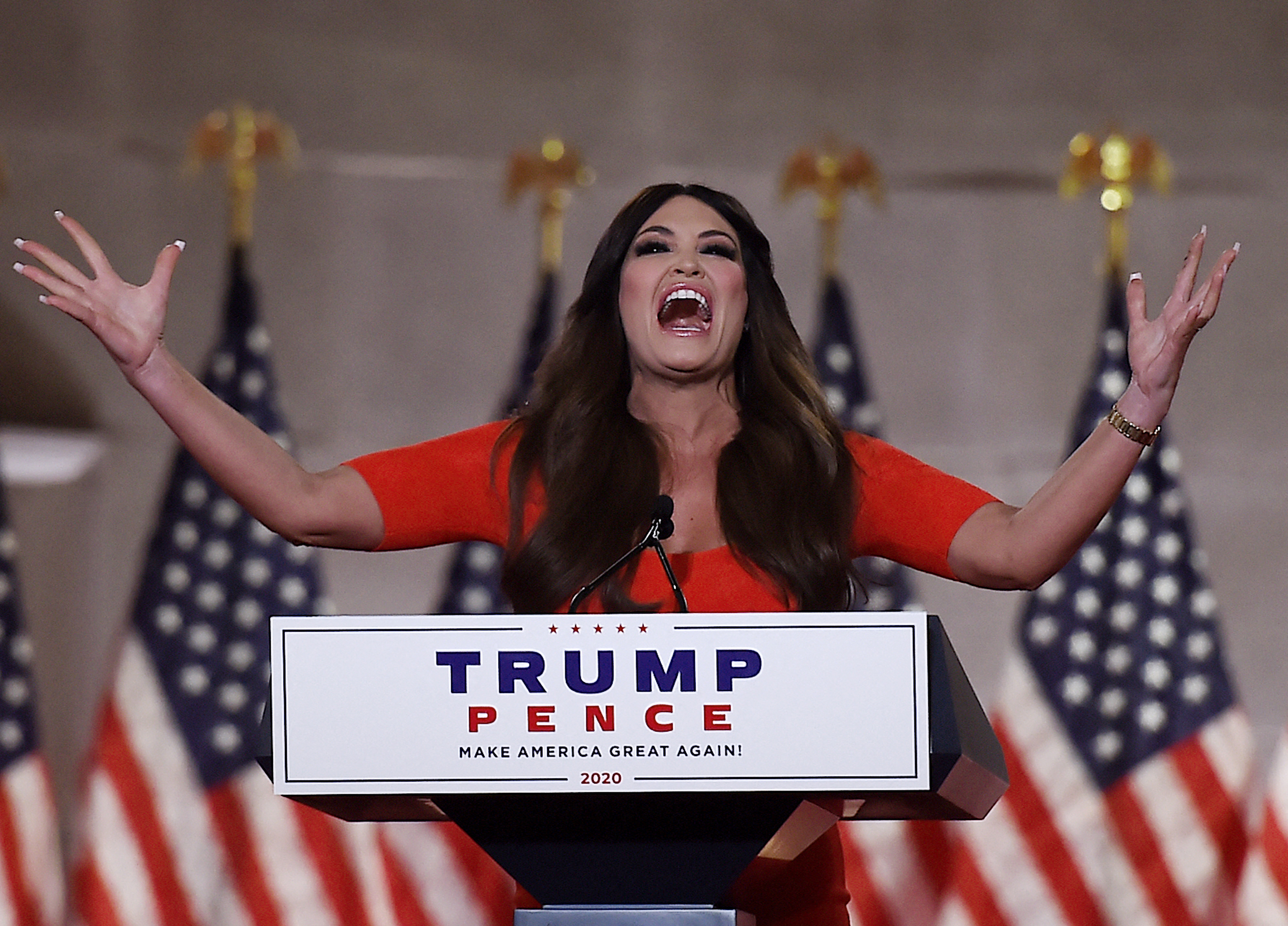 Kimberly Guilfoyle, le 24 août 2020, à Washington. | Source : Getty Images